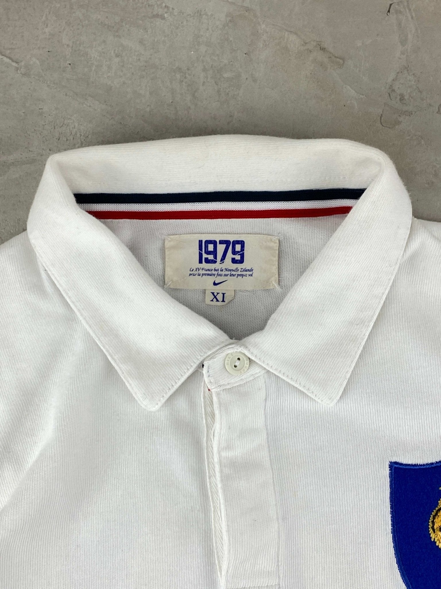 NIKE POLO FRANCE NATIONAL TEAM SPECIAL EDITION WHITE (XL) - XL - grabbers.studio