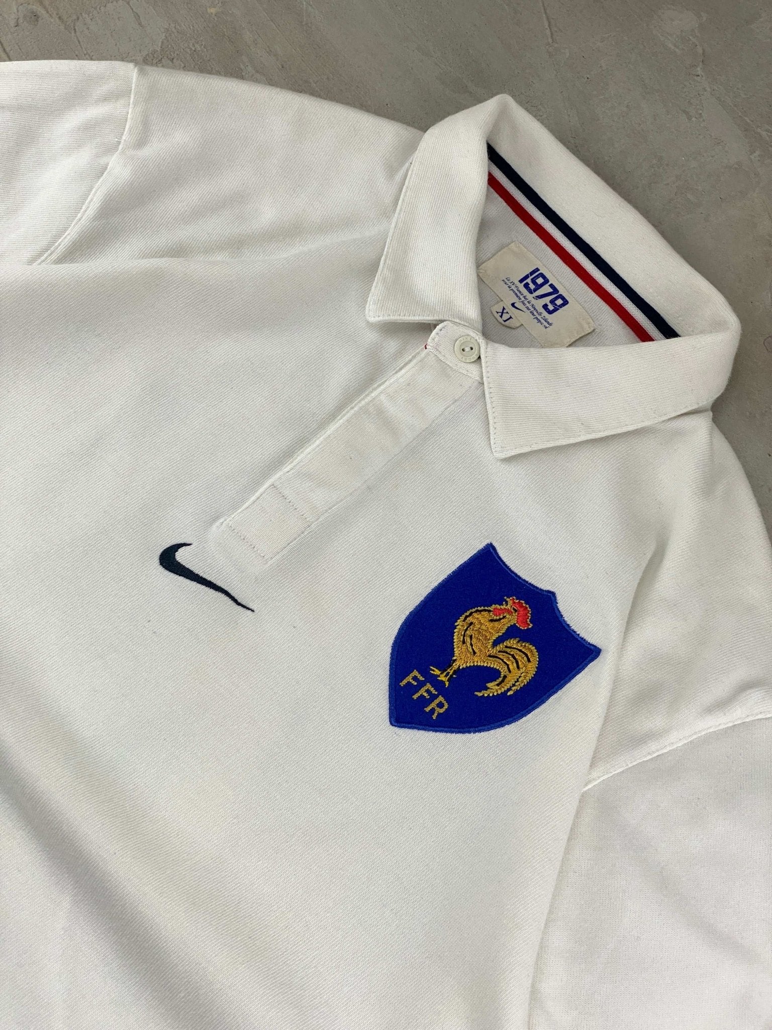 NIKE POLO FRANCE NATIONAL TEAM SPECIAL EDITION WHITE (XL) - XL - grabbers.studio