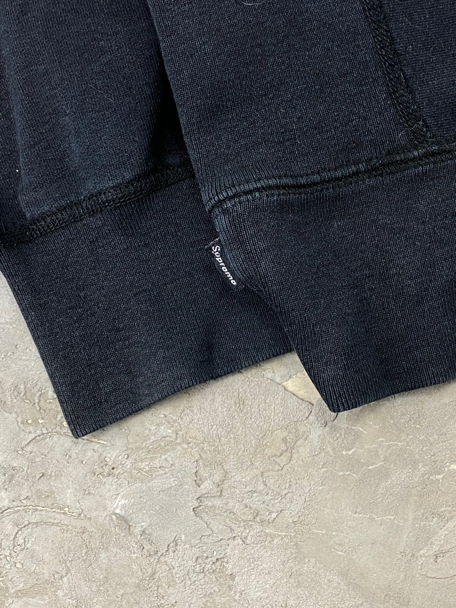 SUPREME X THRASHER HOODIE “SKATE & DESTROY” BLACK (L) - L - grabbers.studio