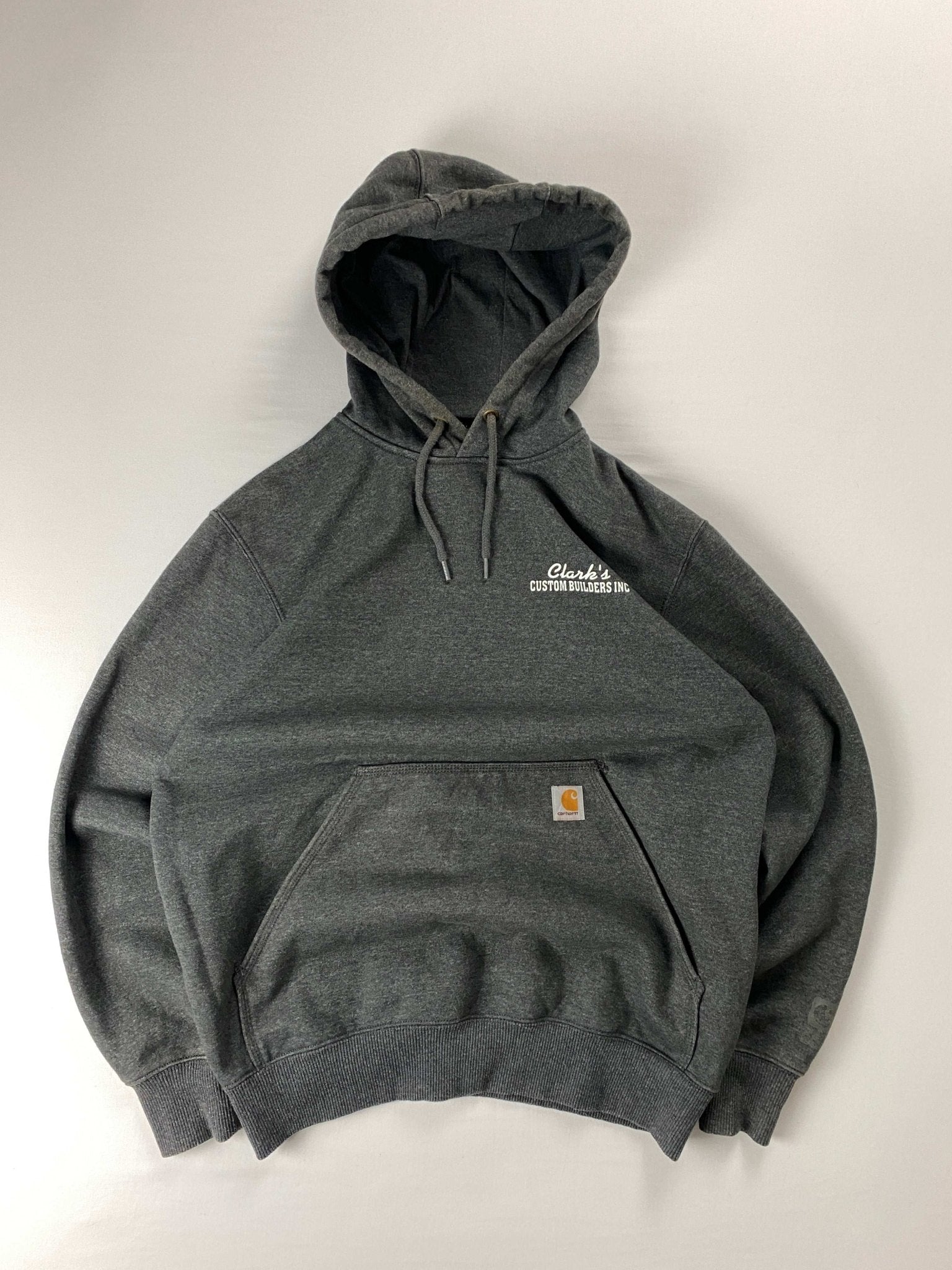 VINTAGE CARHARTT HEAVYWEIGHT HOODIE GREY (XL) - XL - grabbers.studio