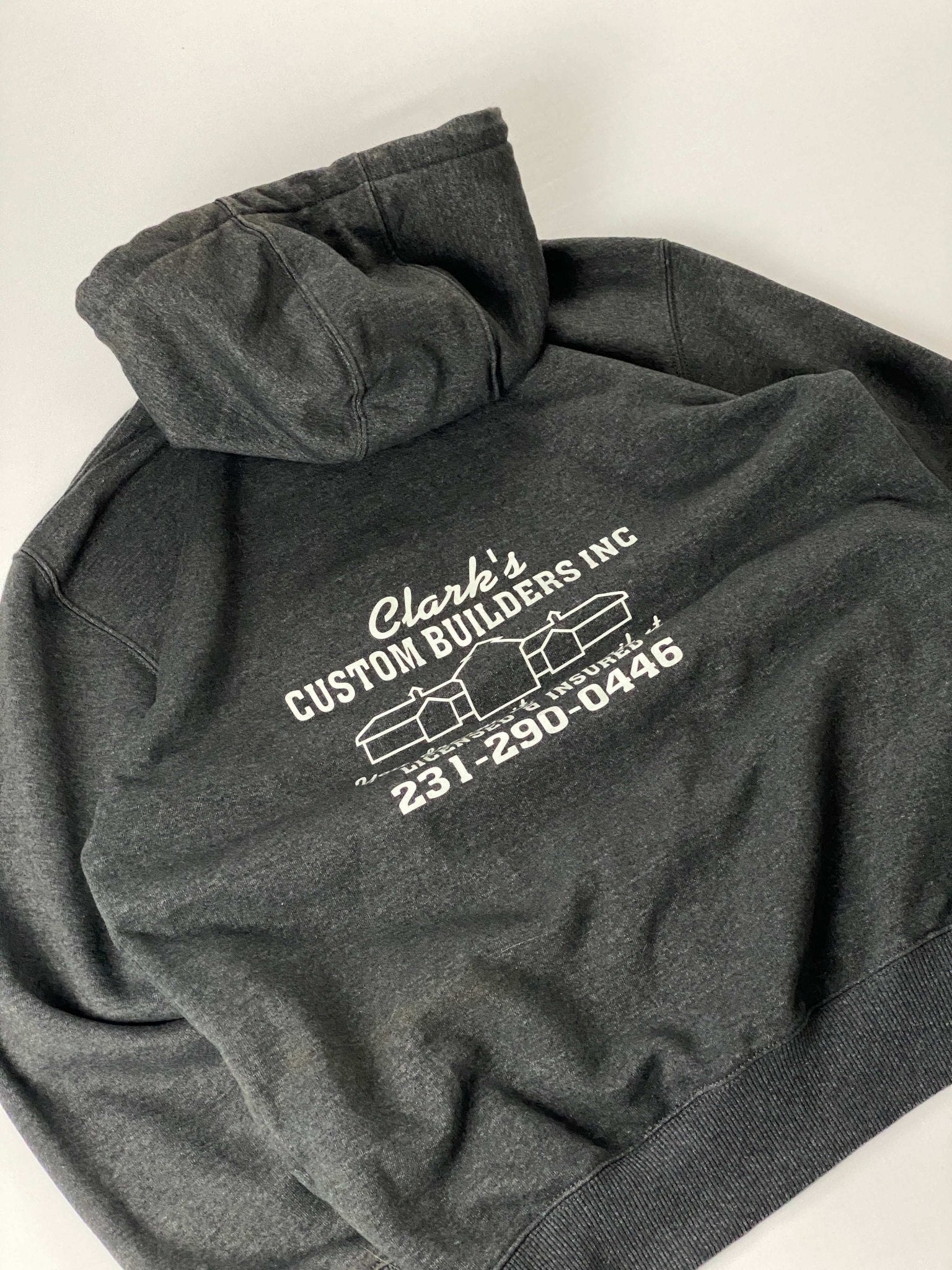 VINTAGE CARHARTT HEAVYWEIGHT HOODIE GREY (XL) - XL - grabbers.studio
