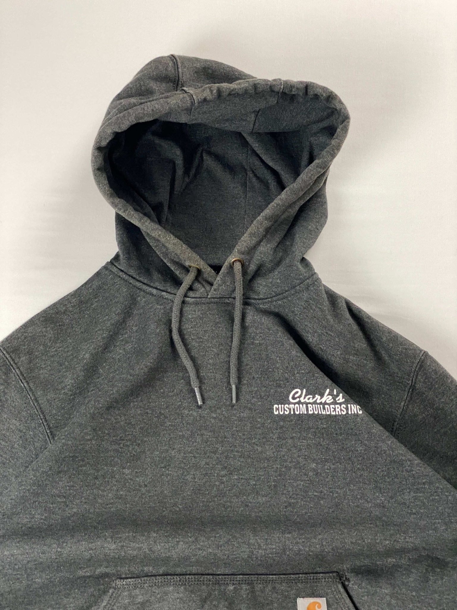 VINTAGE CARHARTT HEAVYWEIGHT HOODIE GREY (XL) - XL - grabbers.studio