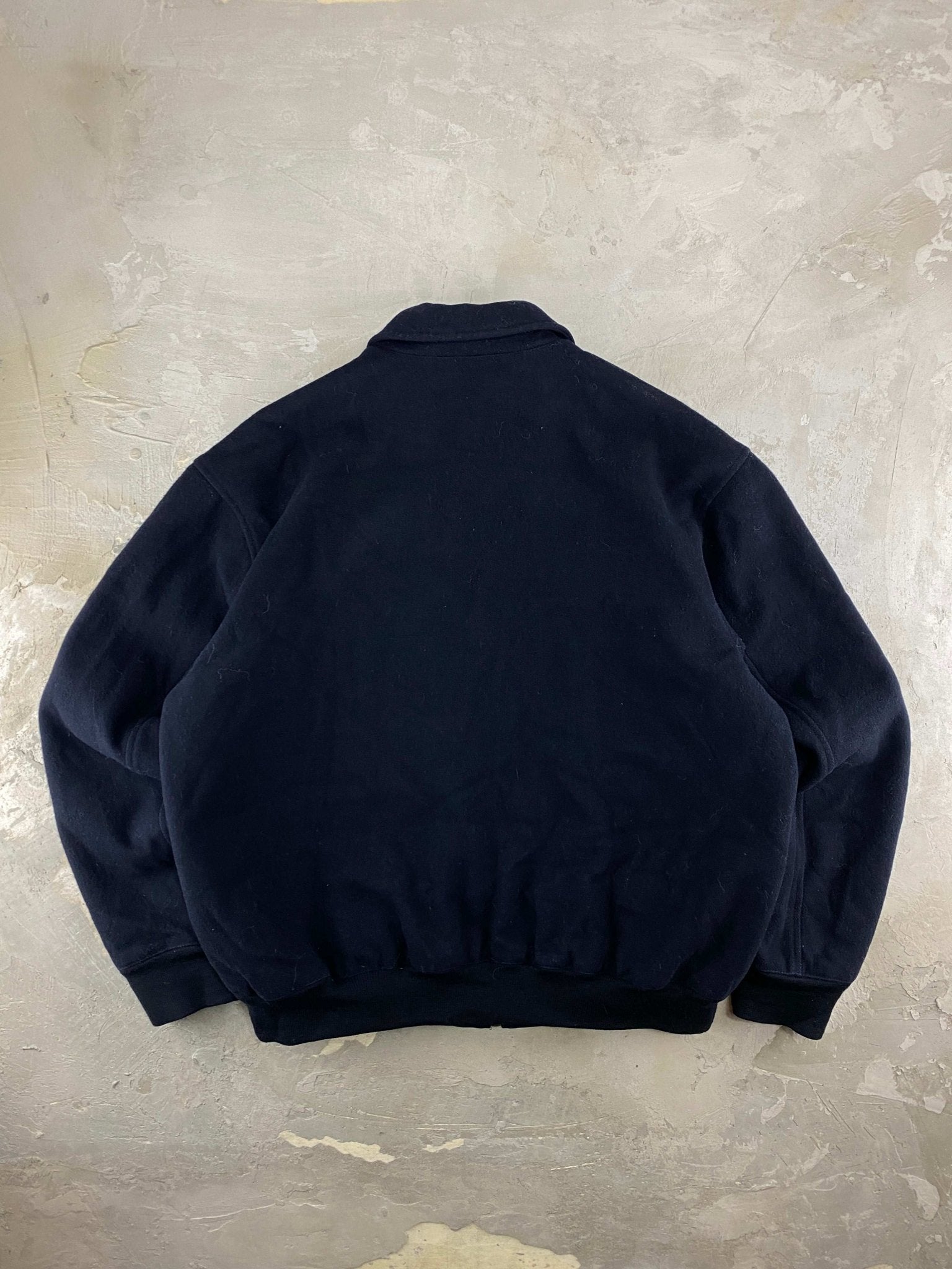VINTAGE RALPH LAUREN HARRINGTON JACKET BLUE NAVY (L) - L - grabbers.studio