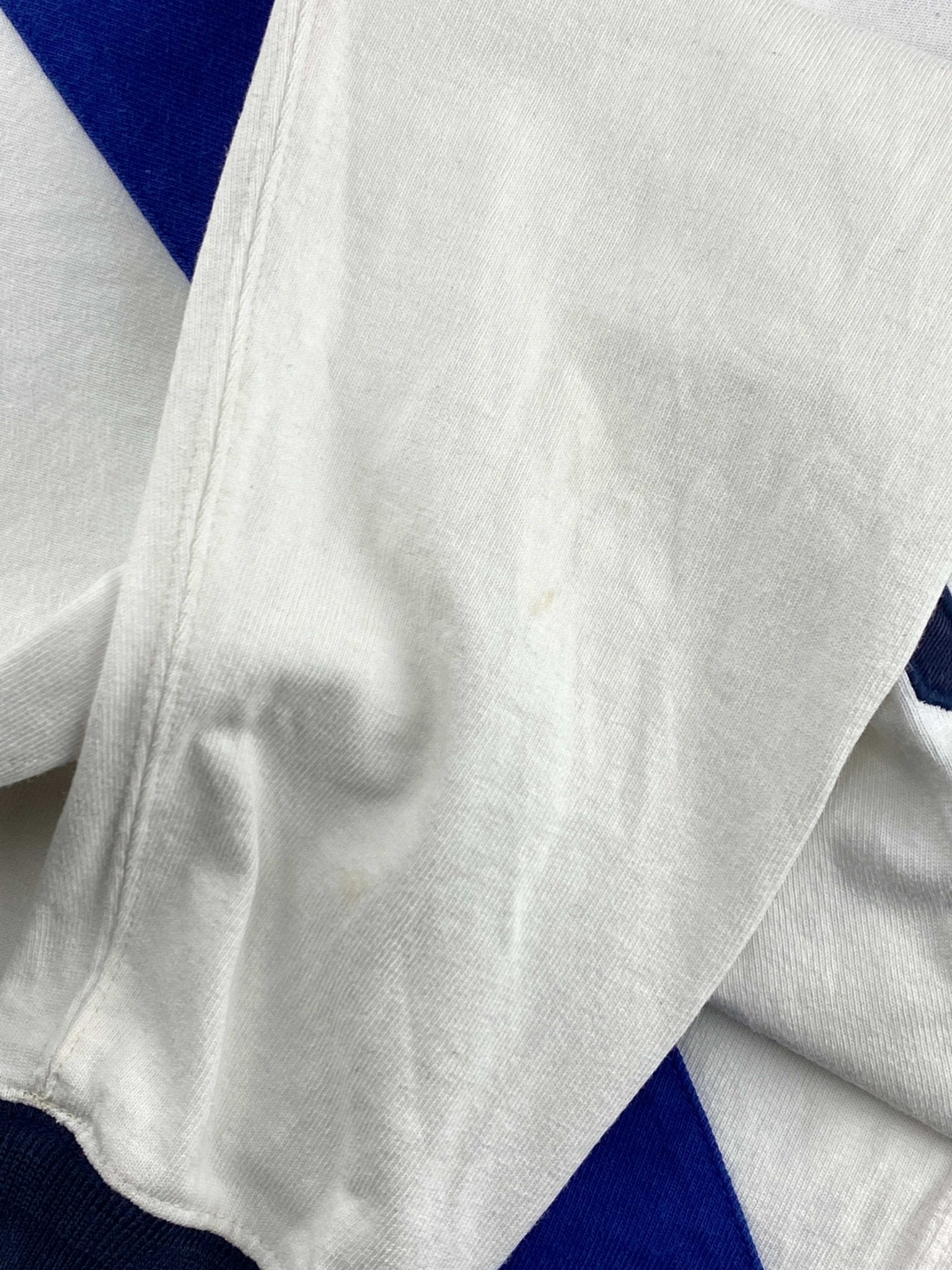 VINTAGE RALPH LAUREN POLO WHITE/BLUE (L) - L - grabbers.studio